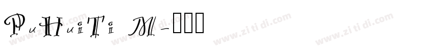 PuHuiTi M字体转换